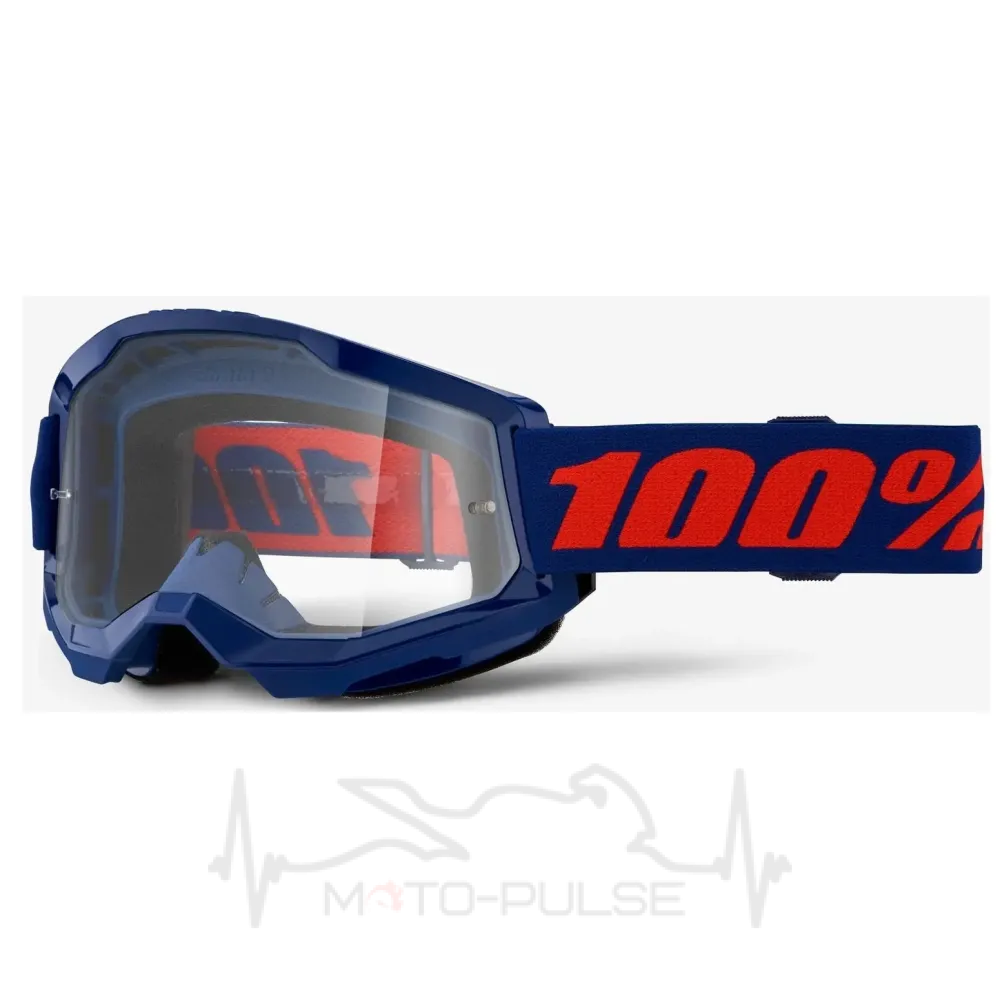 Окуляри 100% STRATA 2 Goggle Navy - Clear Lens